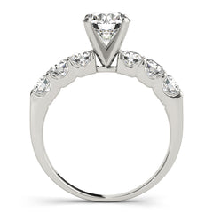 Round Diamond Prong Set Engagement Ring | 1.38 Carat Total Weight