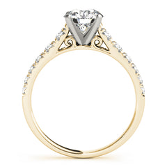 Round Diamond Prong Set Engagement Ring | 0.50 Carat Total Weight